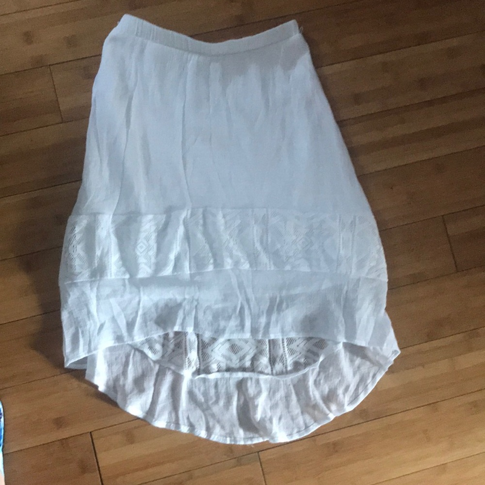 White Layered Skirt - Girls XL 16